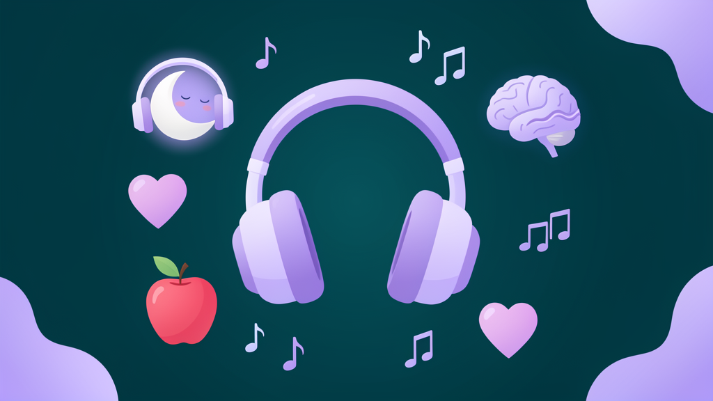 Audio therapy library concept